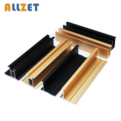 Allzet Aluminum Foshan Factory Price 9 Mm 18 Mm Wallboard Profile For Wall Panel Trim Decoration