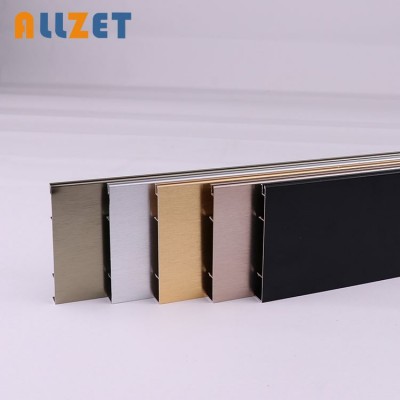 Allzet Professional Aluminum Cover Floor Skirting Board With Great Price